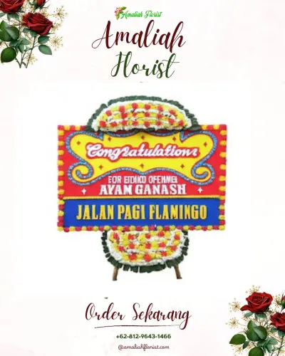 Bunga Papan Congratulation di Walang Sari